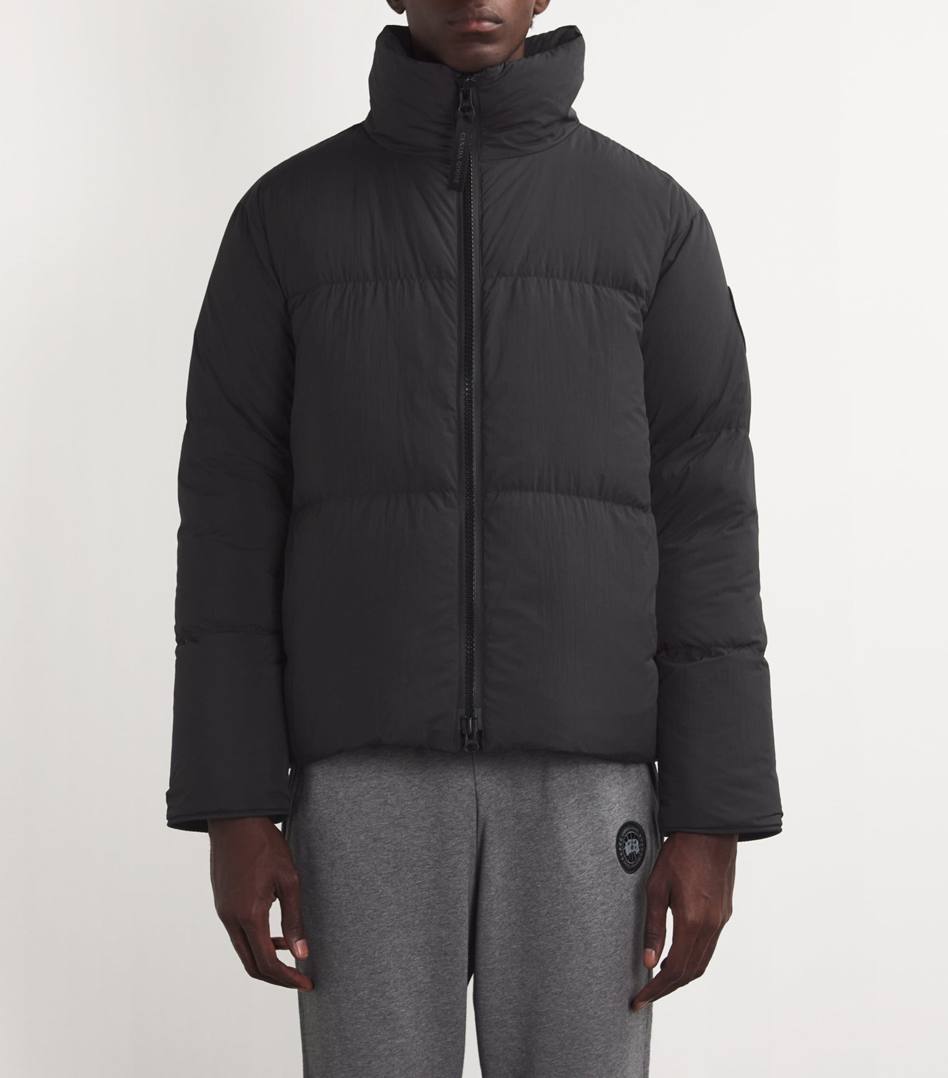 Black Down Lawrence Puffer Jacket
