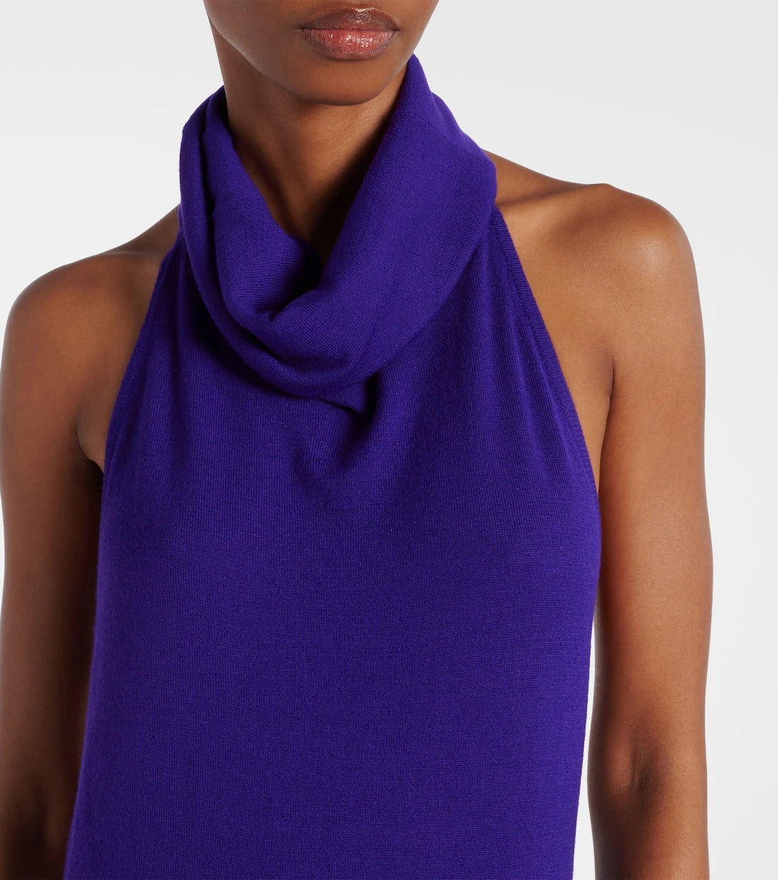 Tom Ford - Halterneck cashmere-blend gown