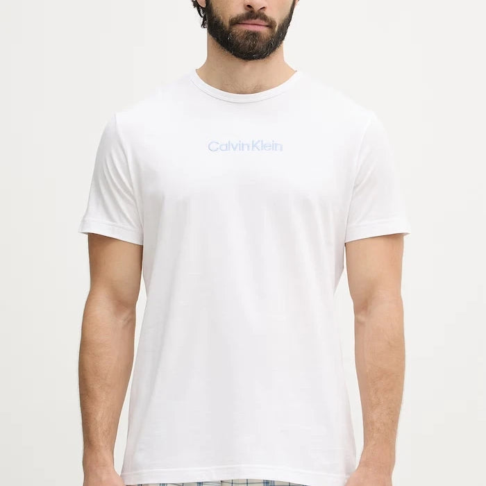 Calvin Klein Underwear kısa kollu erkek pamuklu pijama