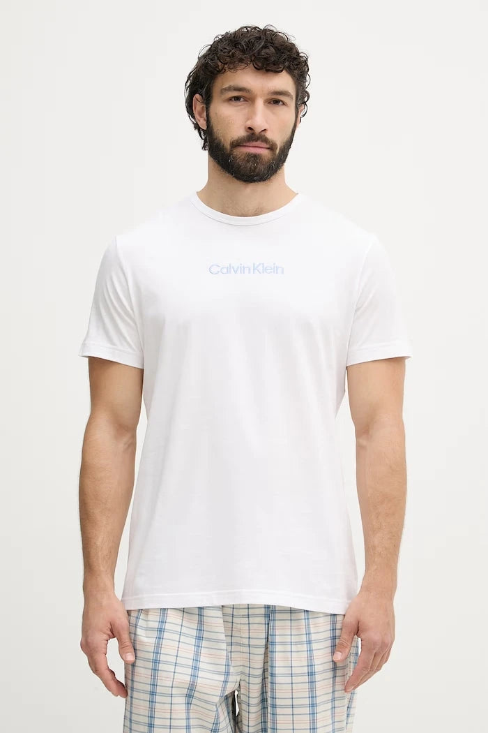 Calvin Klein Underwear kısa kollu erkek pamuklu pijama