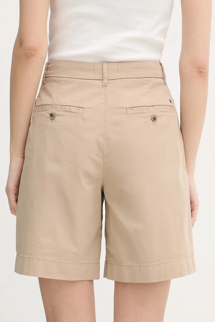 Tommy Hilfiger Kadın pamuklu chino şort