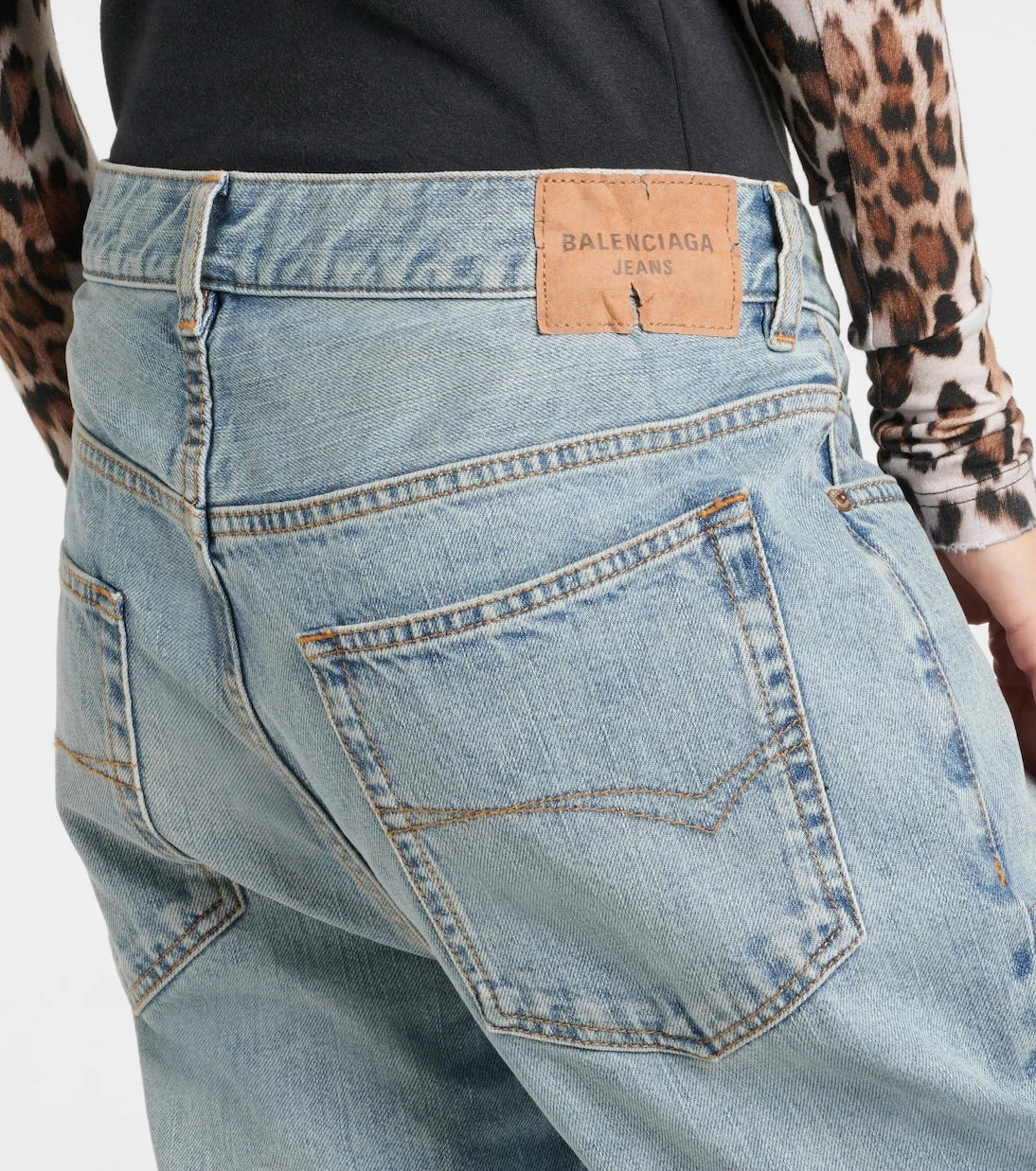 Balenciaga - Mid-rise flared jeans