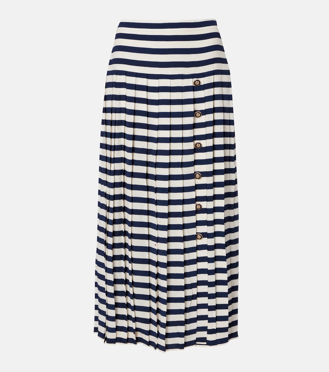 Rixo - Lea striped midi skirt