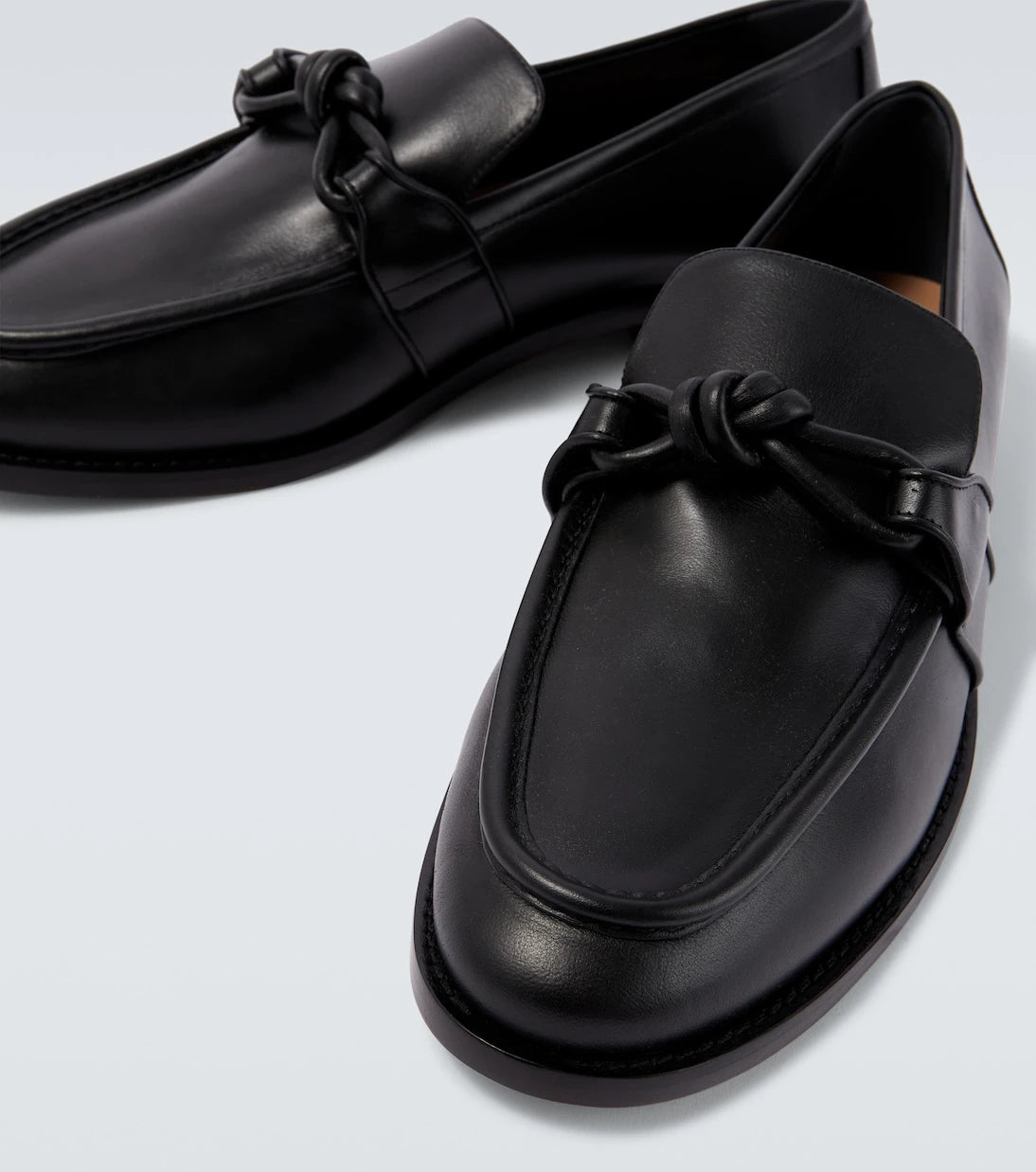 Bottega Veneta - Astaire Knot leather loafers