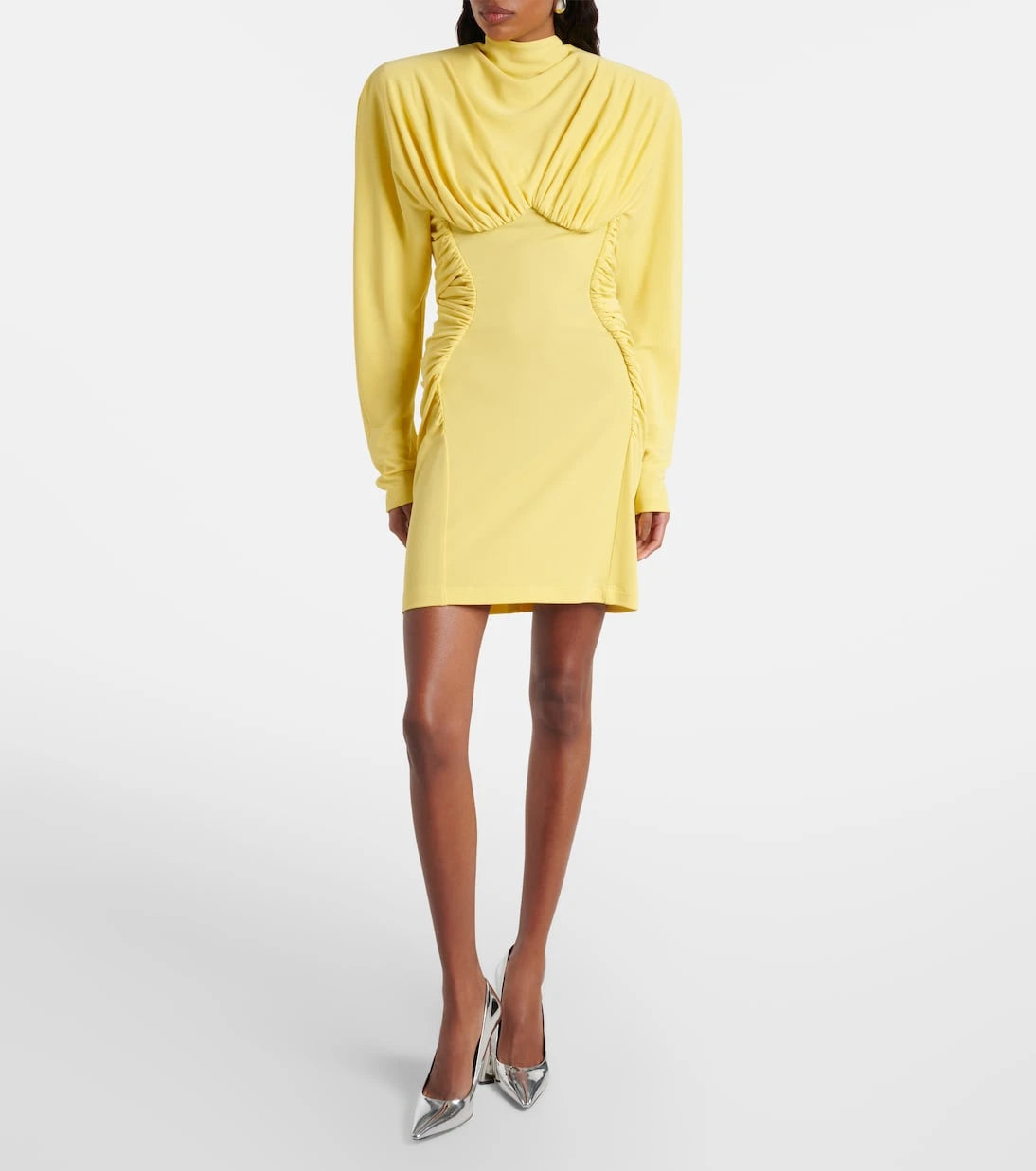 Stella McCartney - Draped jersey minidress