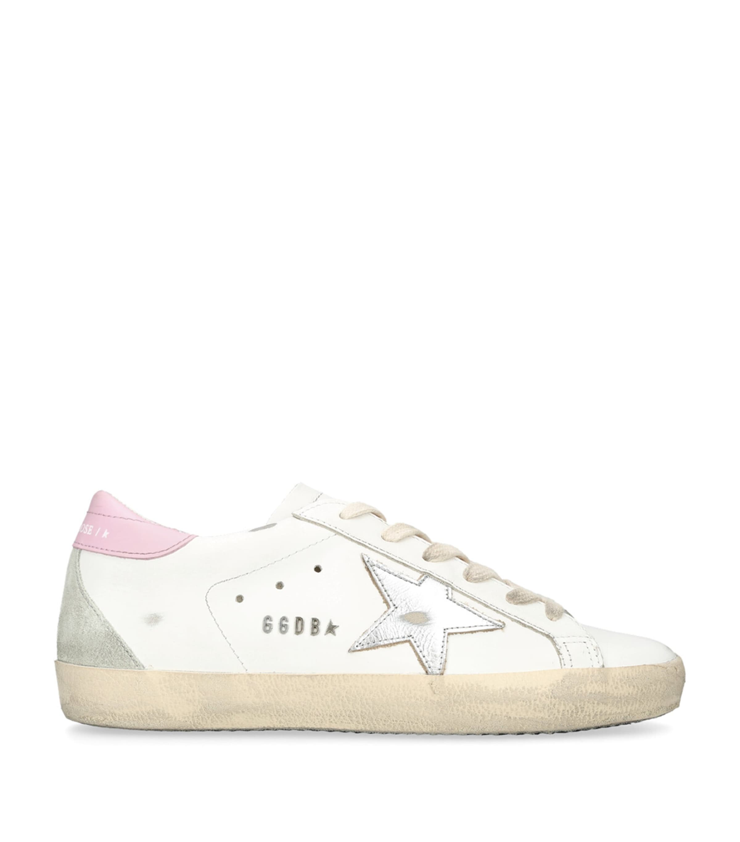 White Leather Super-Star Sneakers