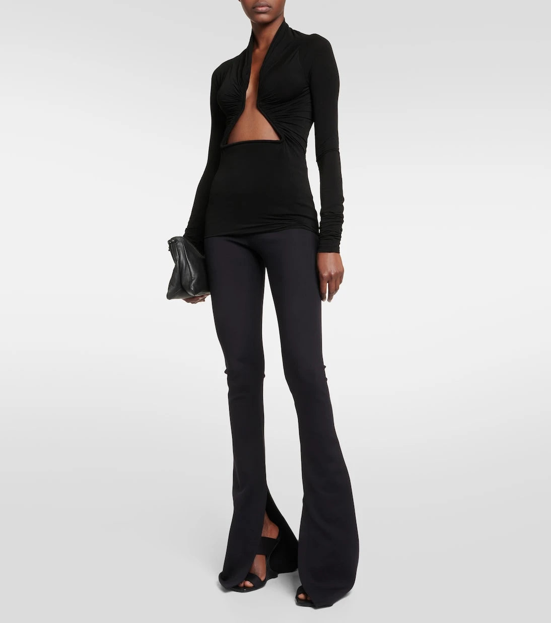 Rick Owens - Cutout jersey top