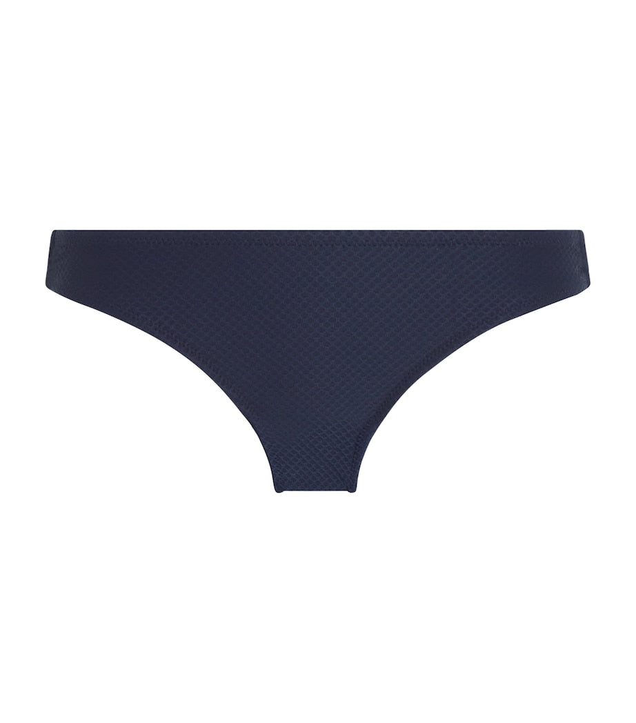 Heidi Klein Navy Low-Rise Bikini Bottoms