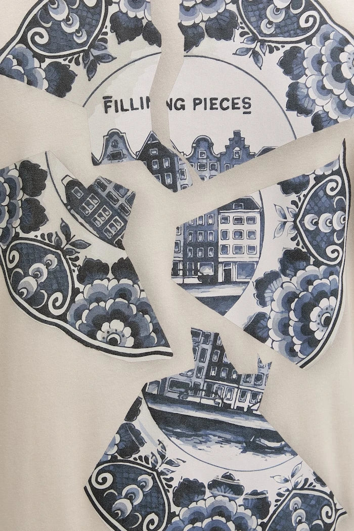 Filling Pieces Erkek Pamuk Tişört Broken Plate