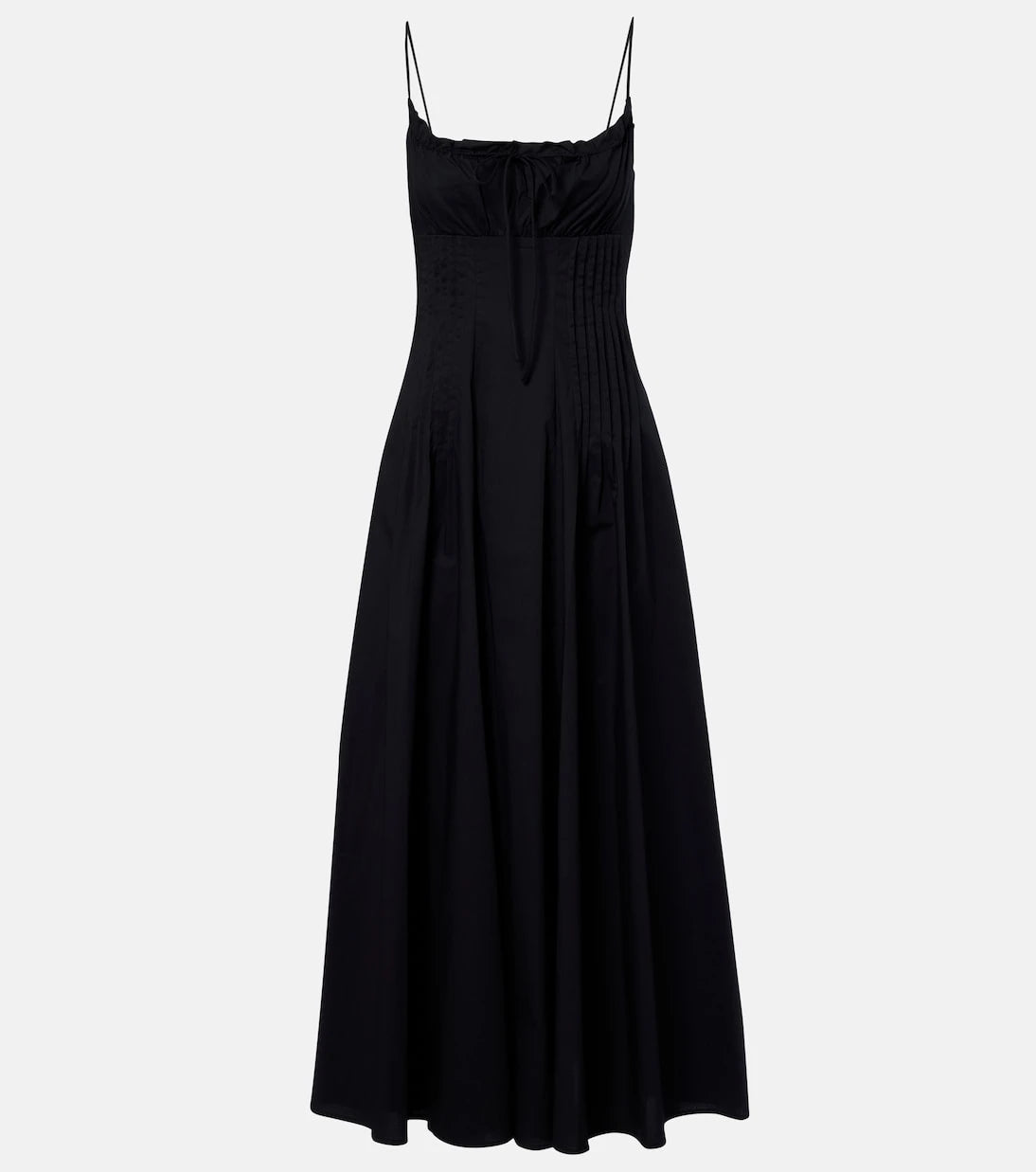 Staud - Margi cotton poplin midi dress