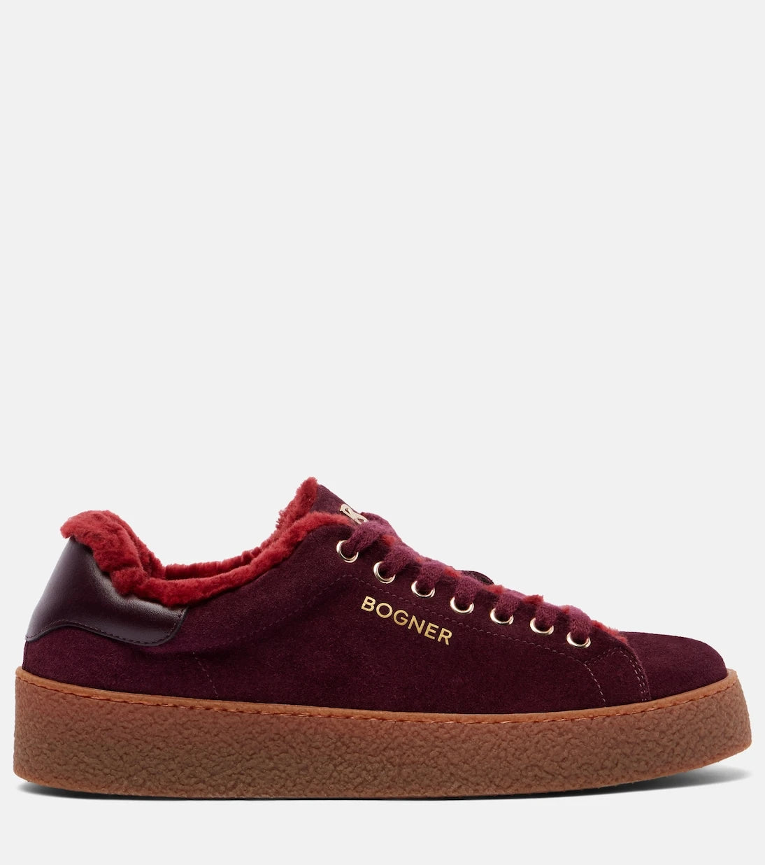 Bogner - Lucerne shearling-lined suede sneakers