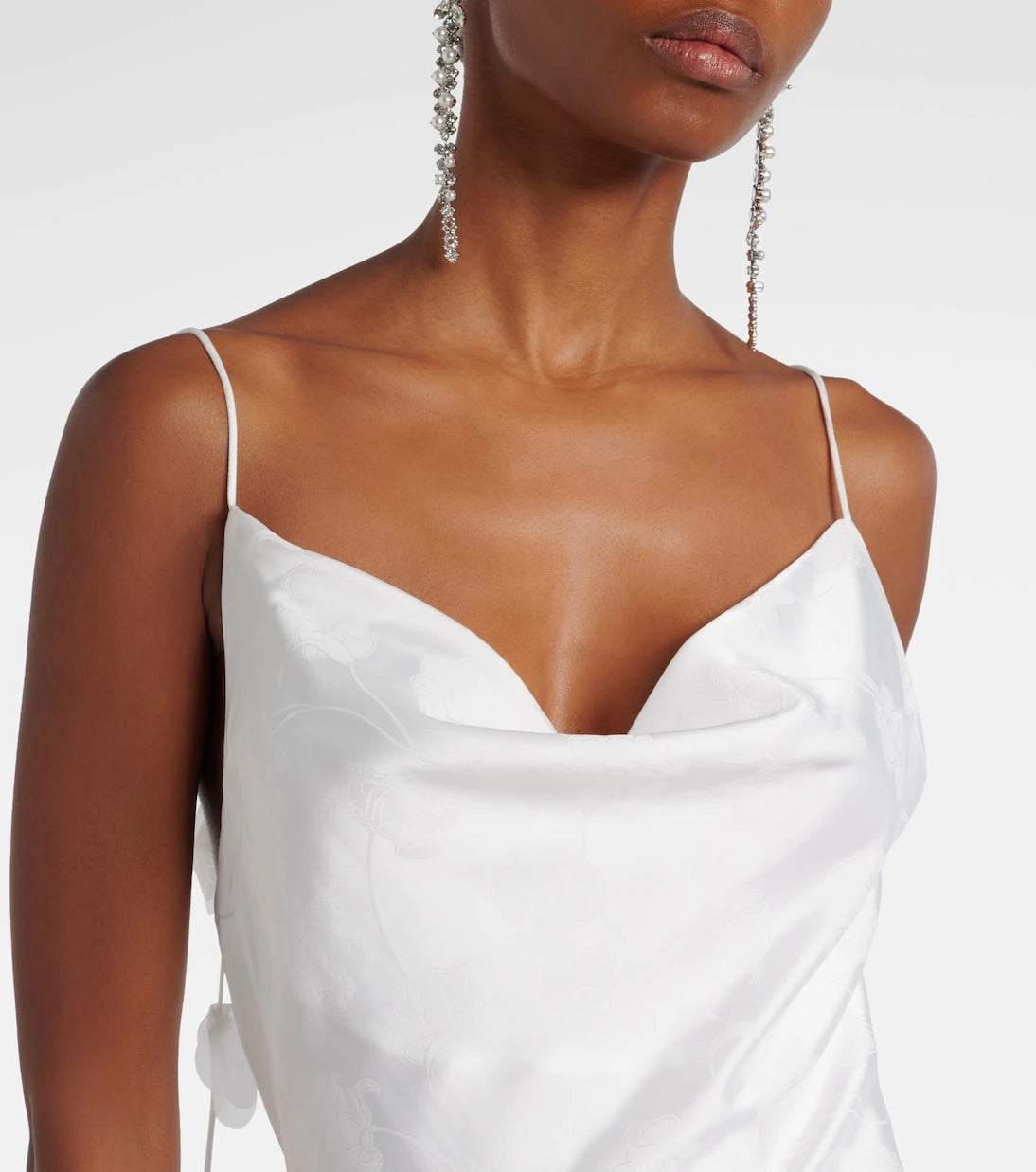 Rotate - Bridal satin midi dress