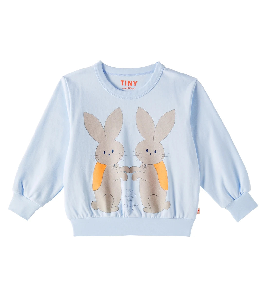 Tinycottons - Tavşanlar pamuklu jarse sweatshirt