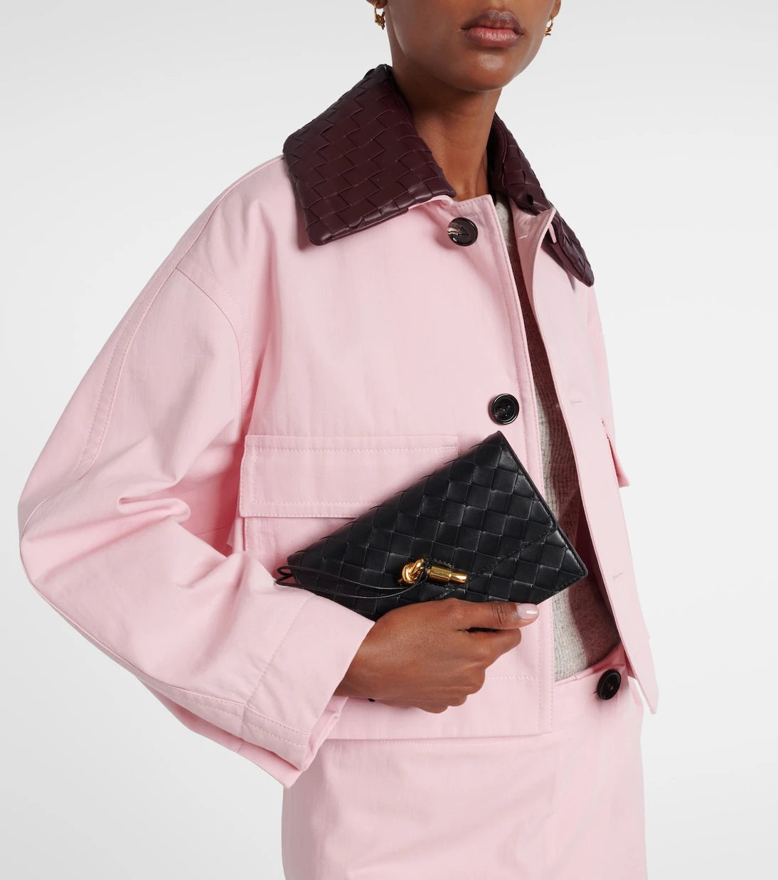 Bottega Veneta - Andiamo Intrecciato leather shoulder bag