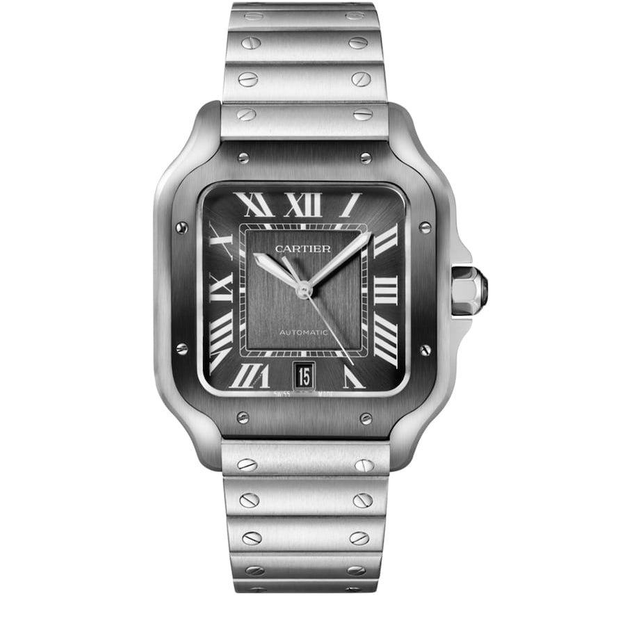 Steel ADLC Santos de Cartier Watch 39.8mm