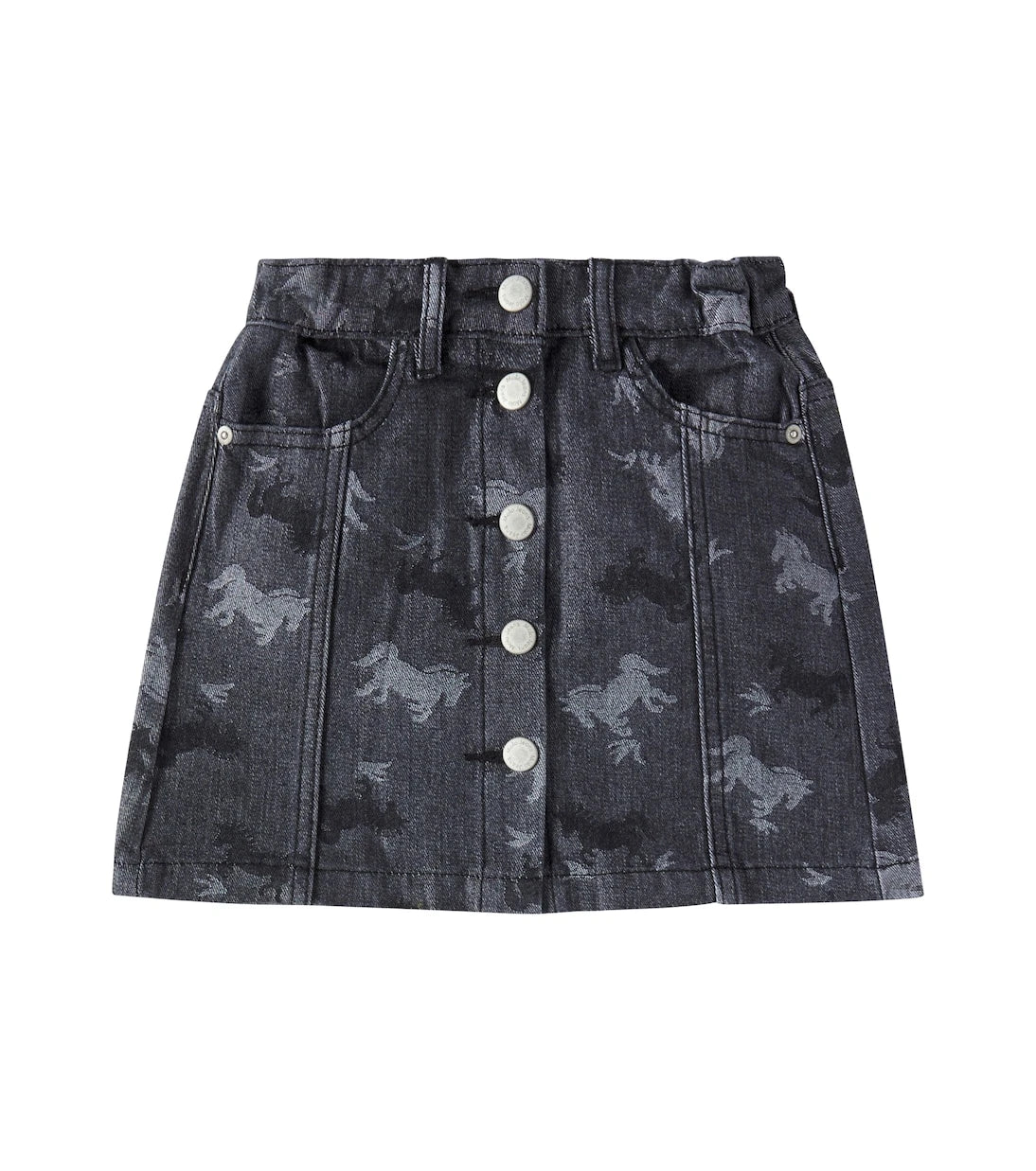 Molo - Bera jacquard denim skirt