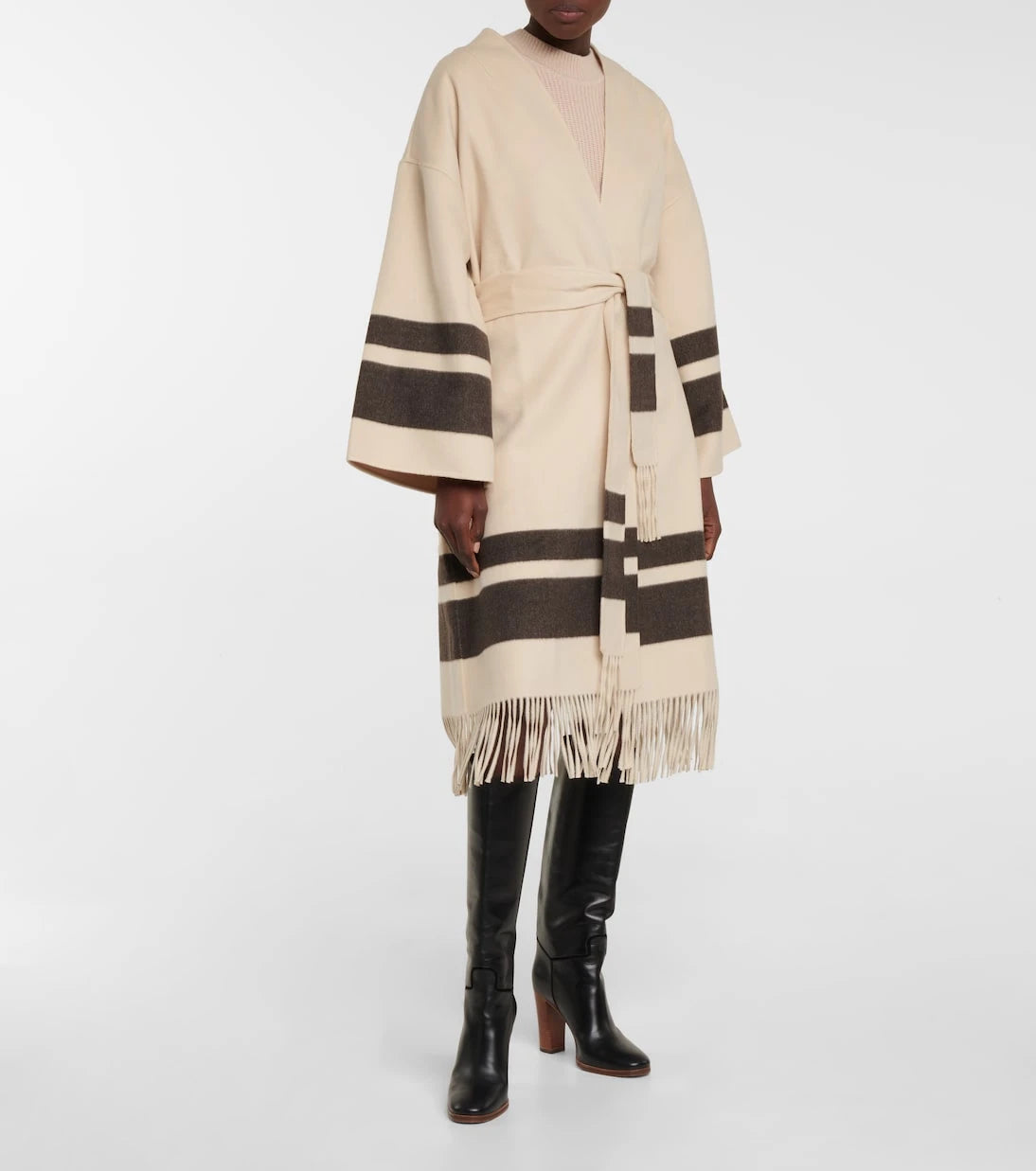 Zimmermann - Striped wool coat