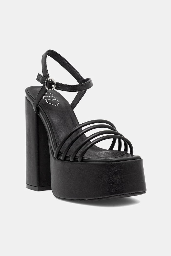 Koi Footwear платформalı kalın topuklu sandaletler Cosette Strappy Heels