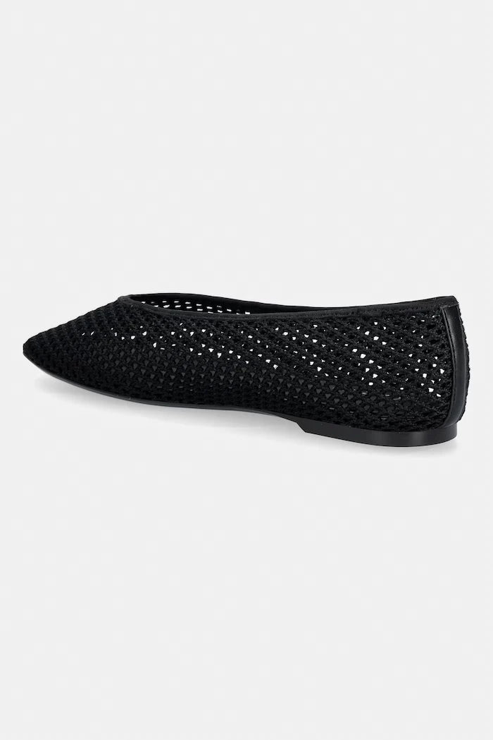 Calvin Klein балеринки SQUARE BALLERINA LINEN MESH