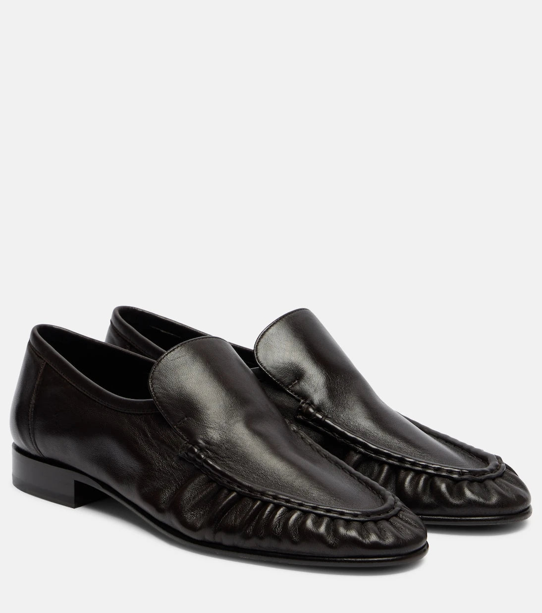 The Row - Soft leather loafers