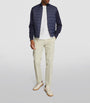 Ralph Lauren Purple Label Navy Quilted Knit Jacket