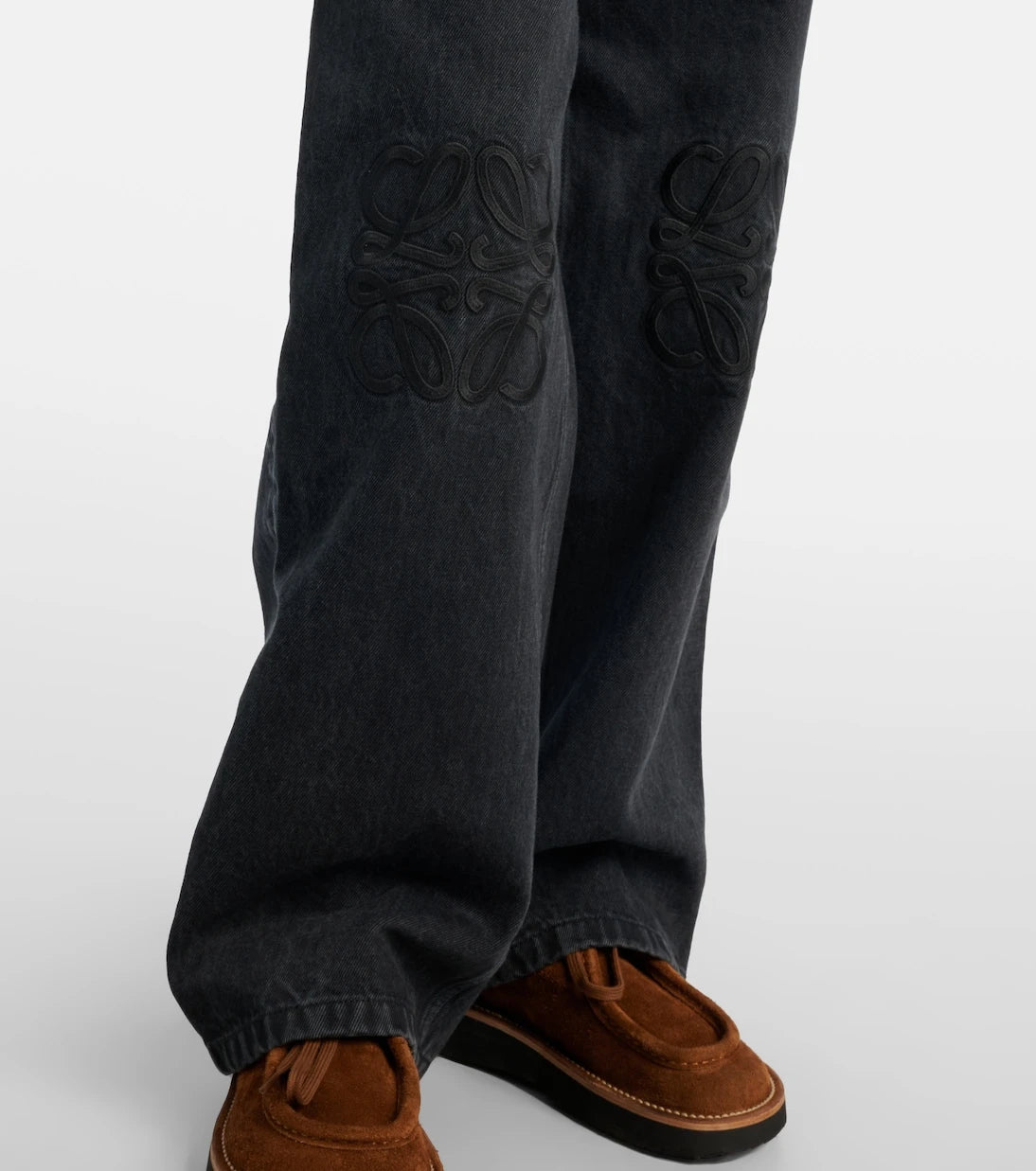 Loewe - Anagram wide-leg jeans