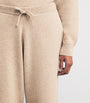 Harrods Cashmere Wide-Leg Sweatpants
