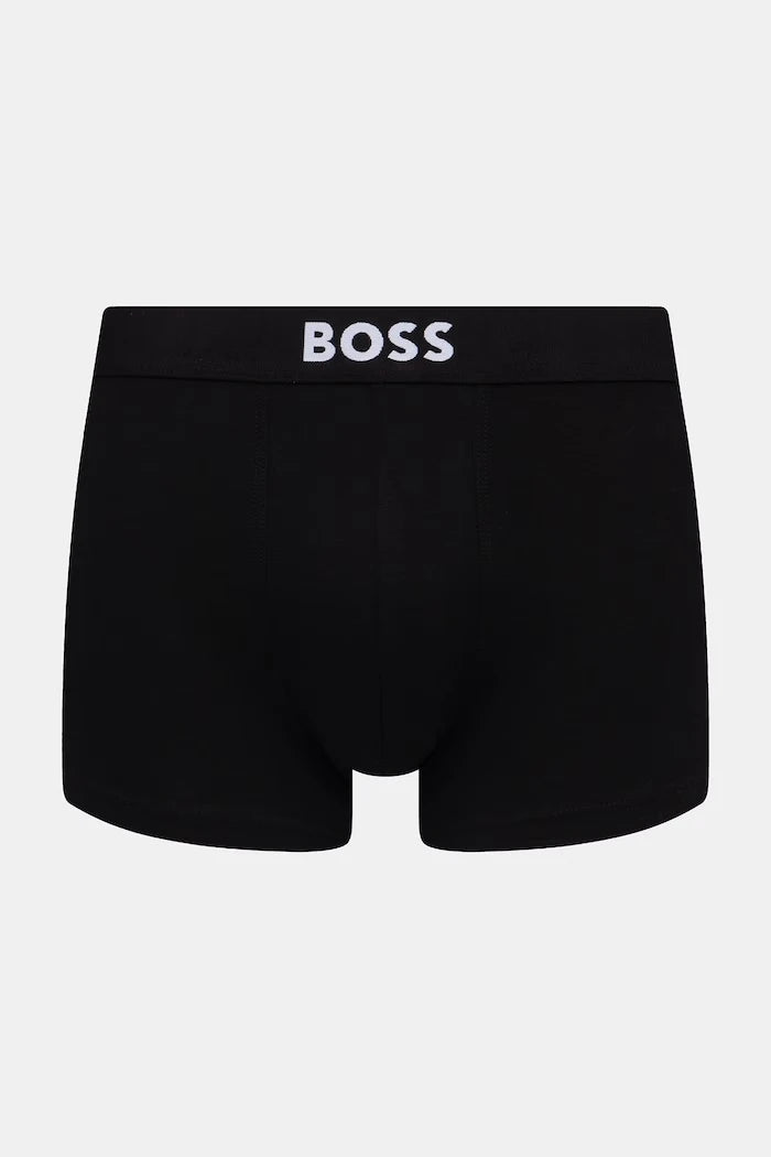 BOSS erkek pamuklu elastan boxer Trunk 3P BOSS ONE 3’lü
