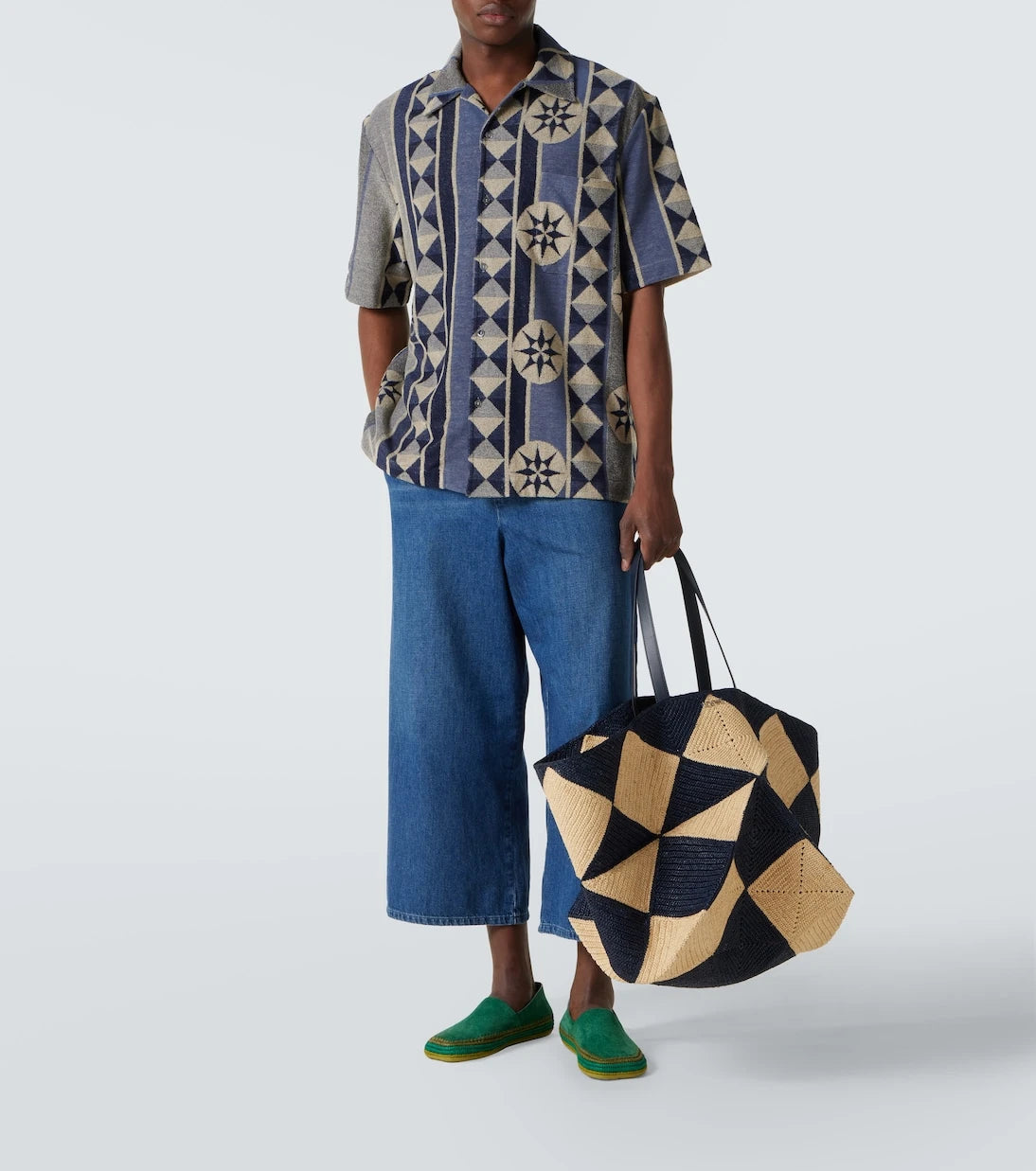Loewe - Jacquard terry bowling shirt