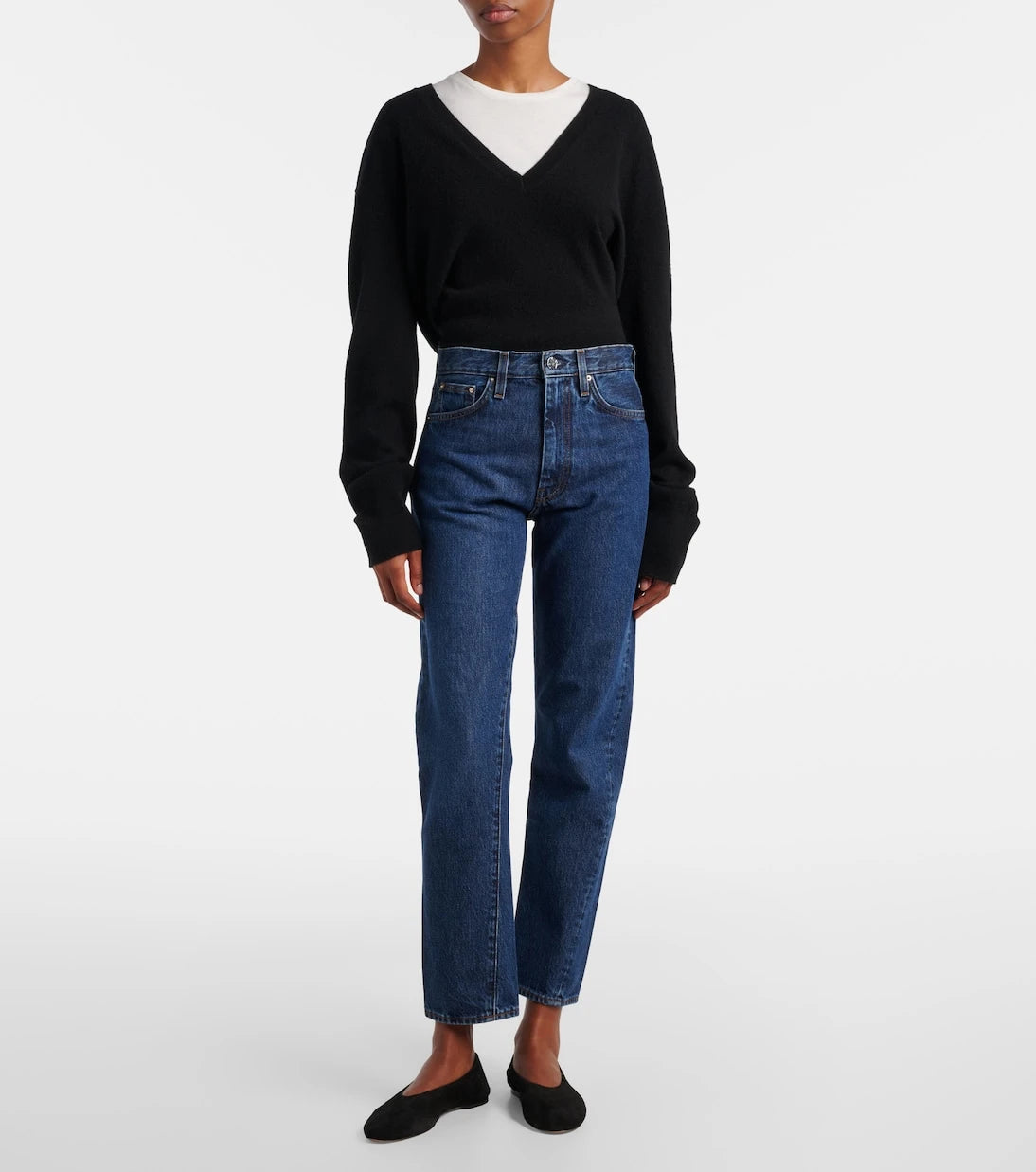 Toteme - Twisted Seam mid-rise straight jeans