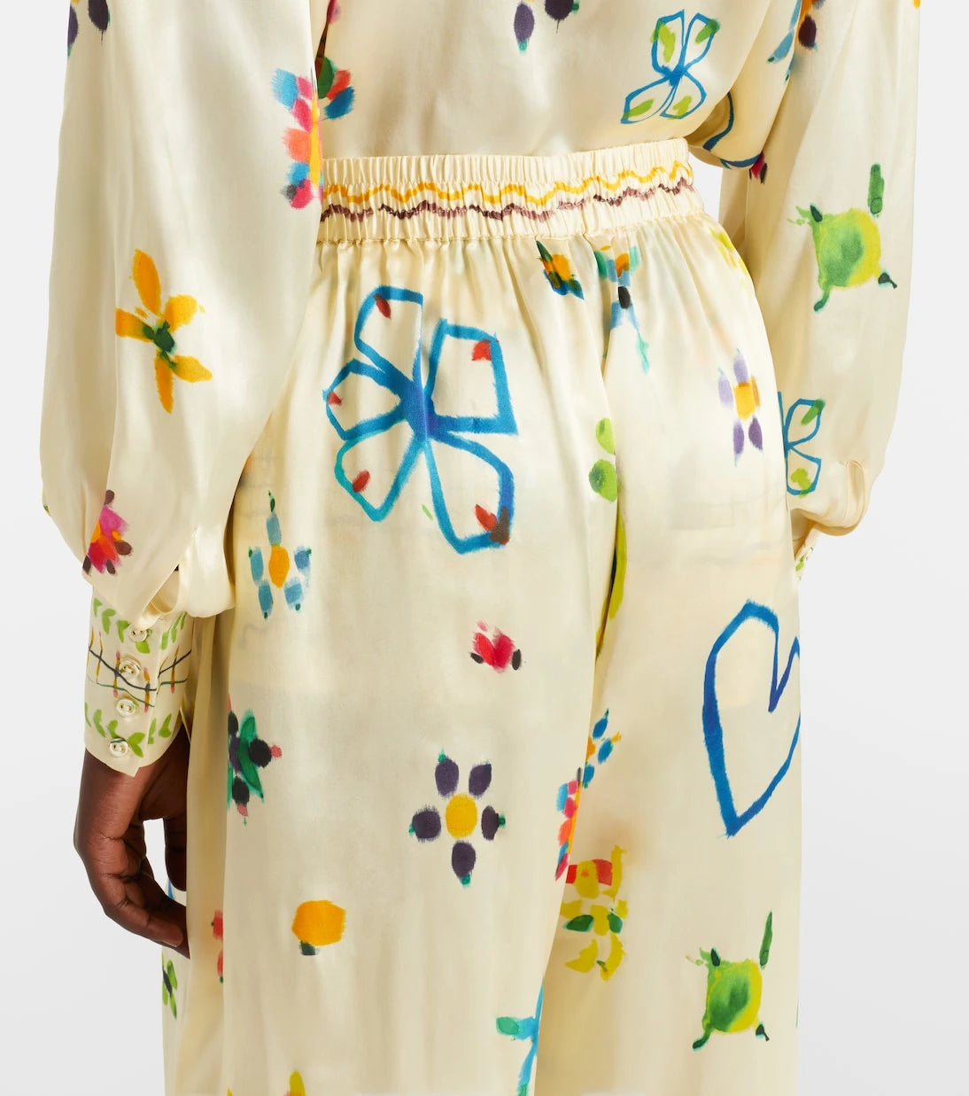 Alémais - Sidi floral silk palazzo pants