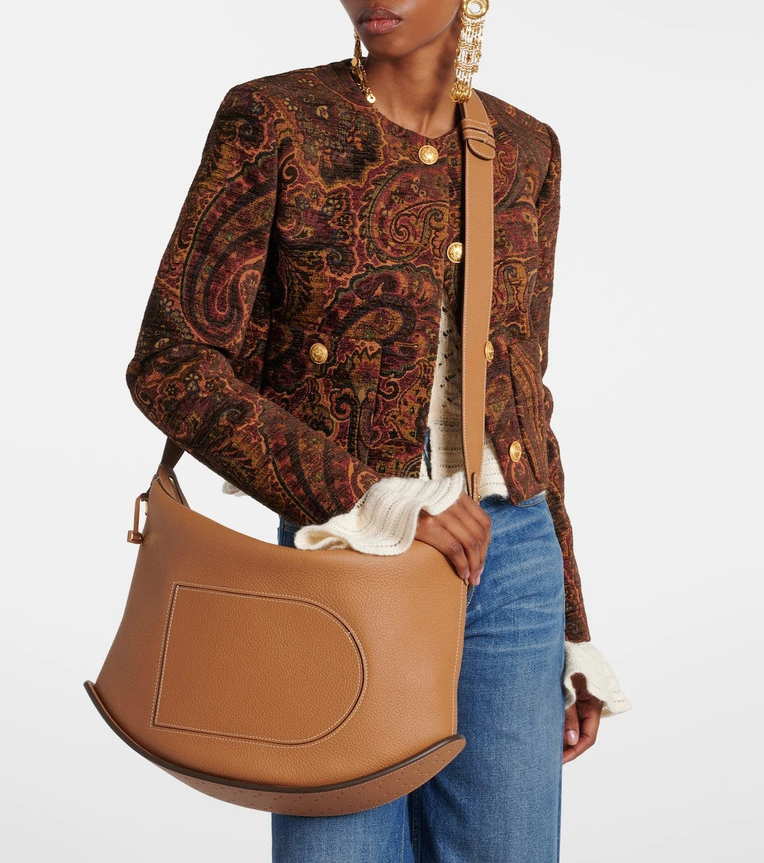 Delvaux - Pin Swing XL leather shoulder bag