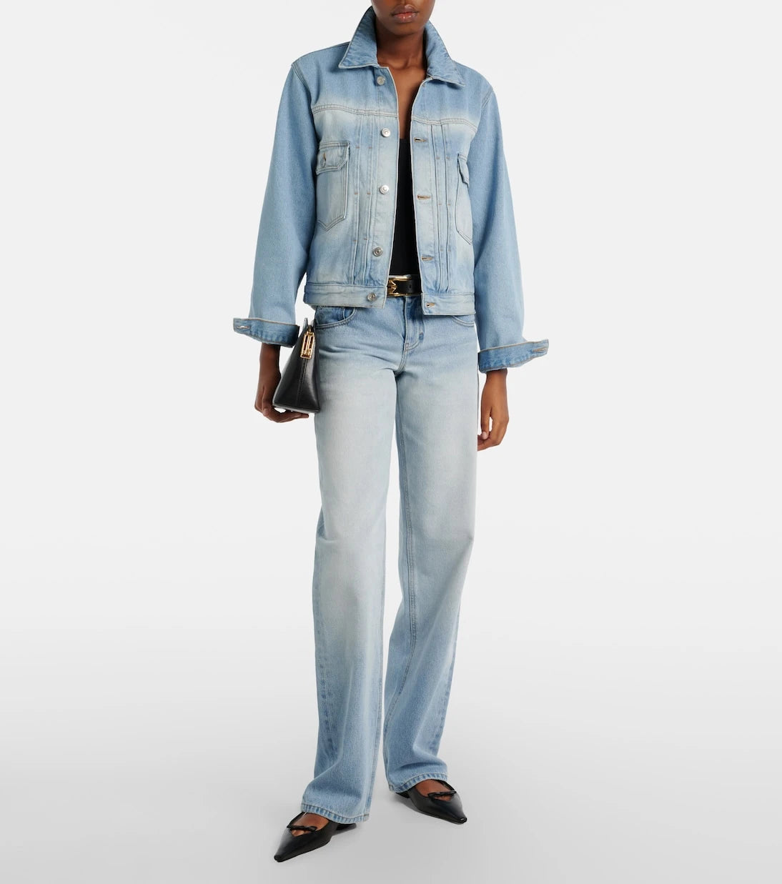 Victoria Beckham - Faded denim jacket