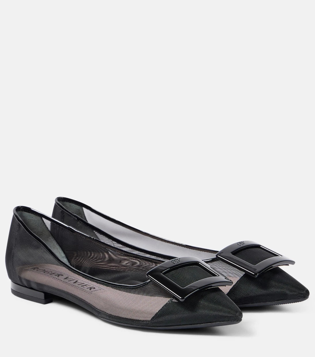 Roger Vivier - Gommettine mesh ballet flats