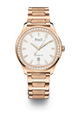 Piaget Rose Gold and Diamond Polo Date Watch 36mm