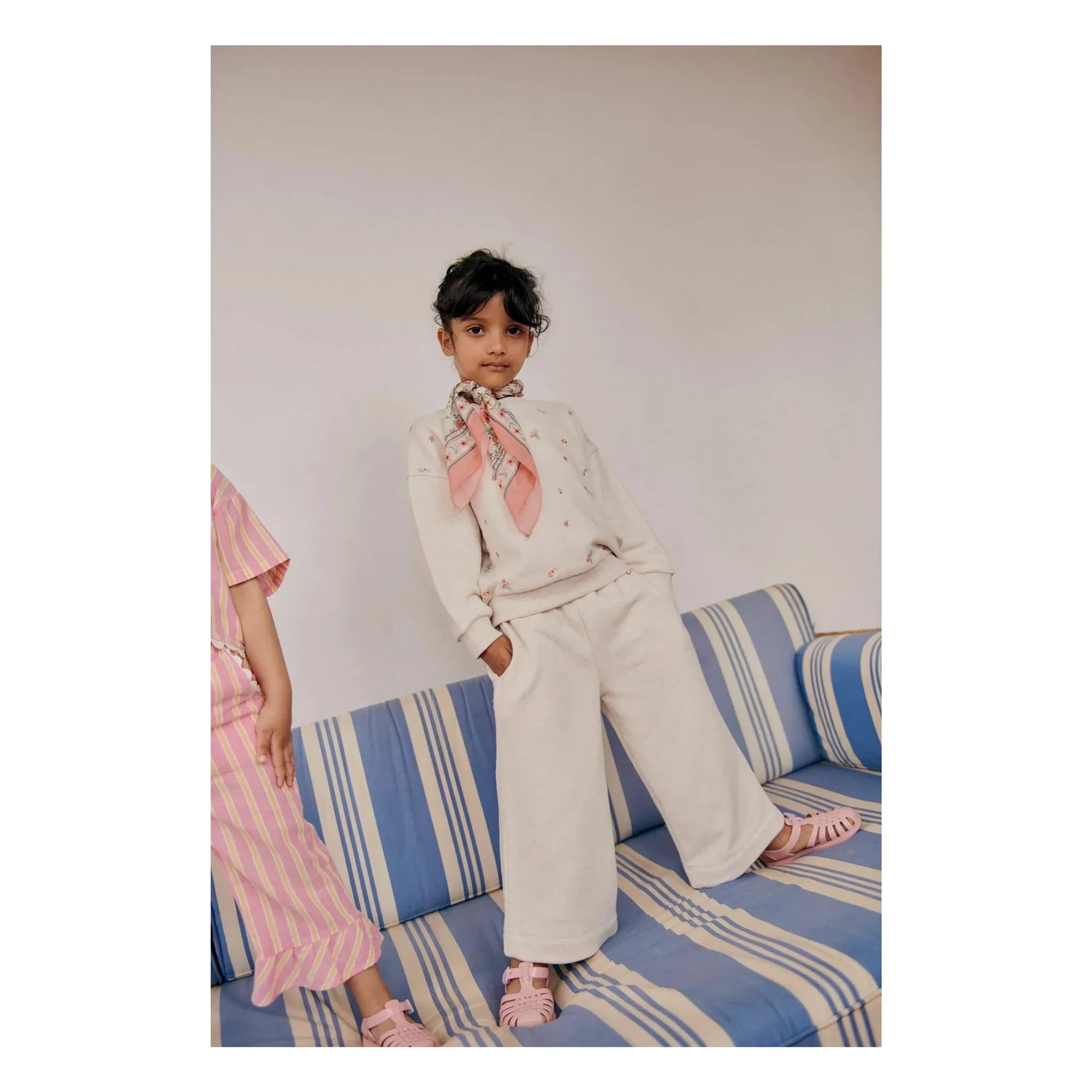 Louise Misha - Ysalia Organic Cotton Jogger | Cream