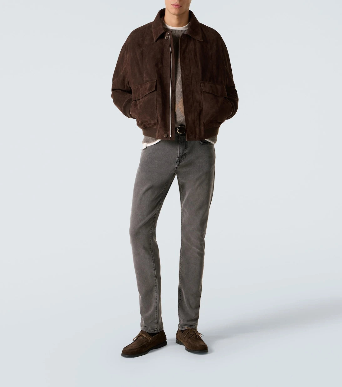 Frame - Retro suede blouson jacket