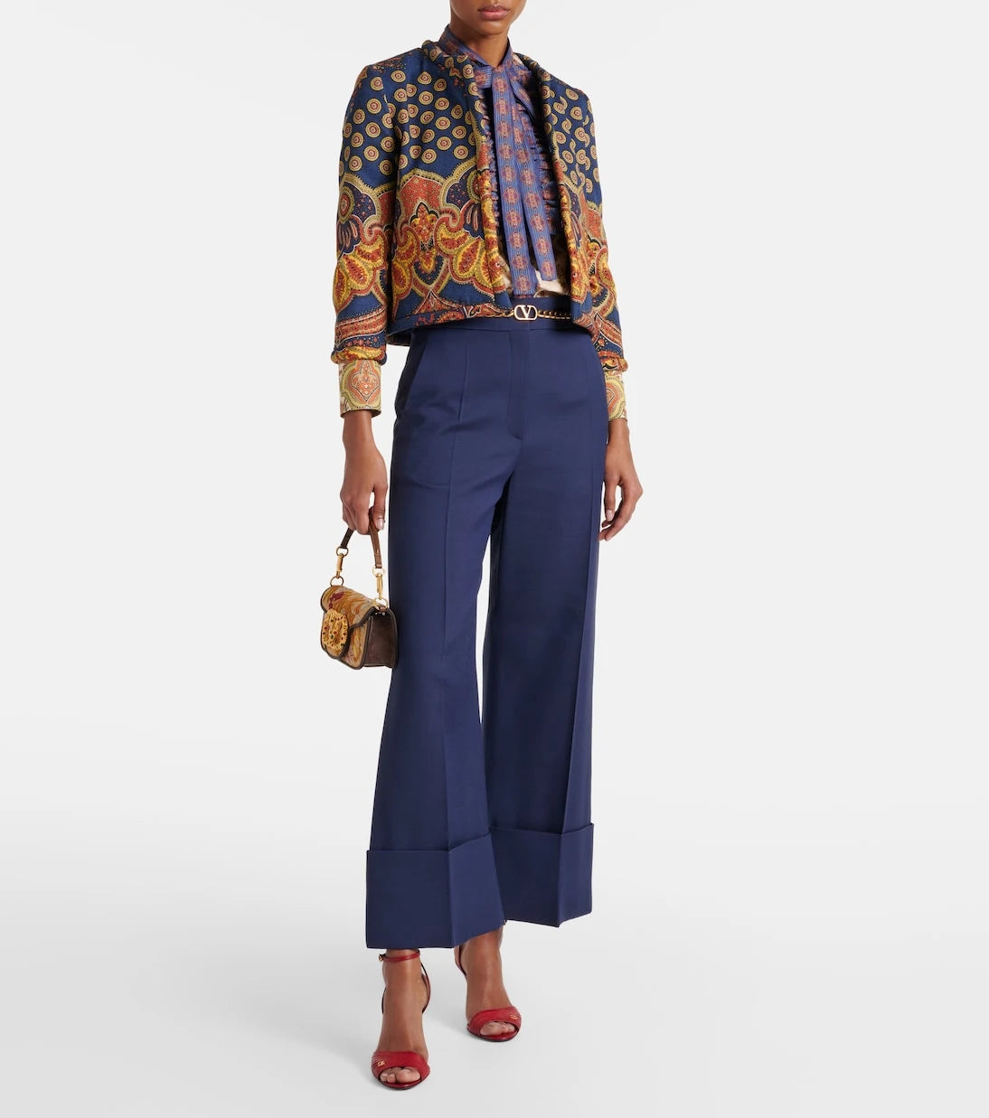 Valentino - Voyage Imaginaire cotton jacket