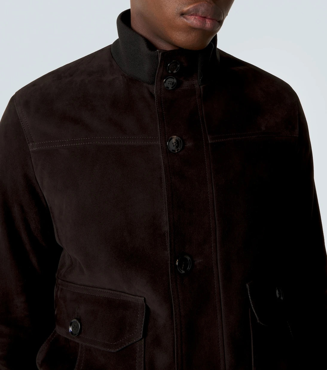 Brioni - Suede bomber jacket