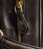 Nappa Leather Pocket Top-Handle Bag