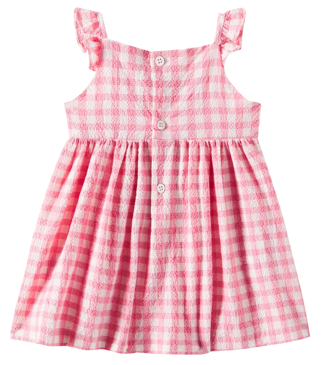 Il Gufo - Baby gingham cotton-blend dress
