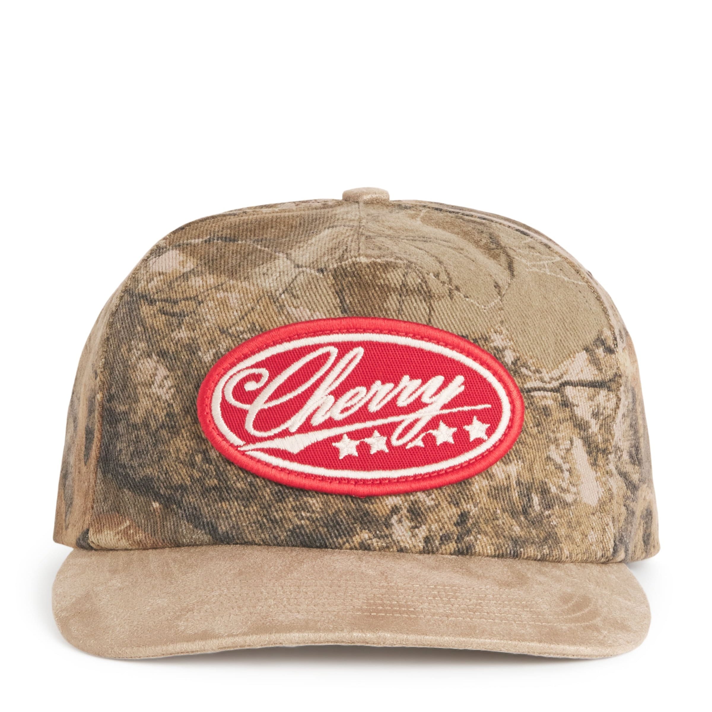 Canvas Camouflage Print Logo Baseball Cap