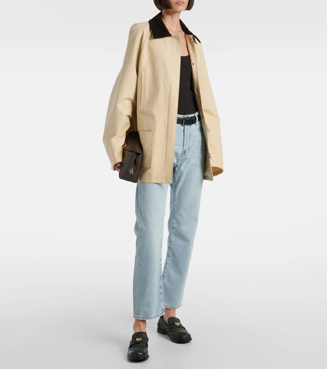 AG Jeans - جينز أمريكي بقصة ضيقة وخصر متوسط الارتفاع