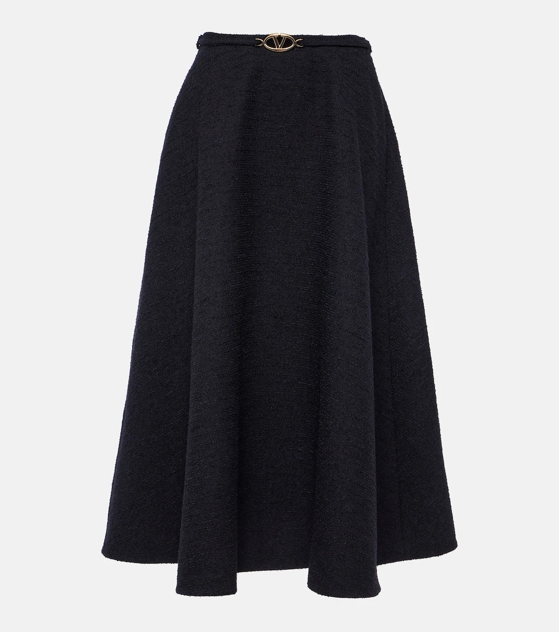 Valentino - Tweed midi skirt