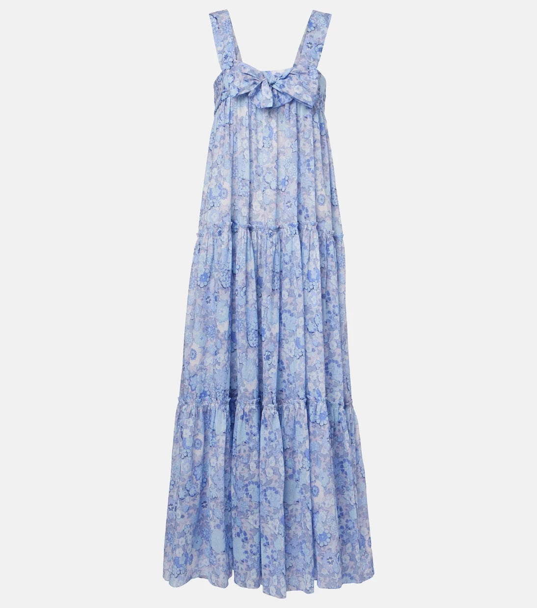 Chloé - Floral cotton voile maxi dress