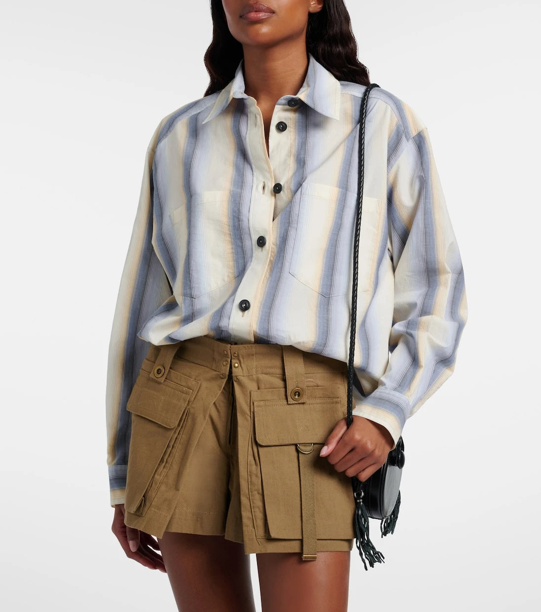 Isabel Marant - Mahvane striped cotton shirt