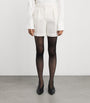 Max Mara White Mesh Jersey Shorts