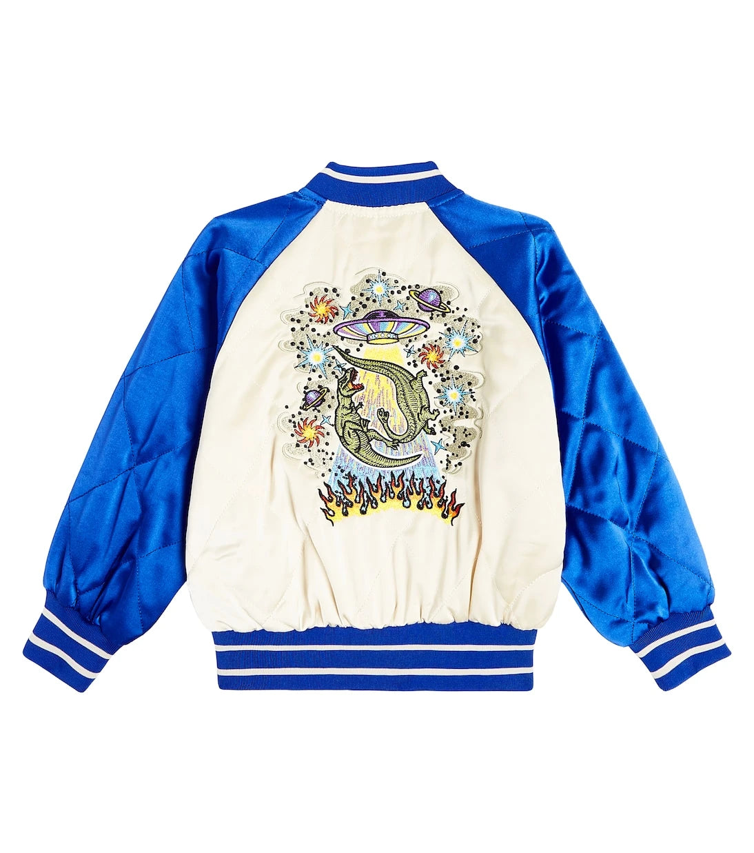 Molo - Haru embroidered satin bomber jacket