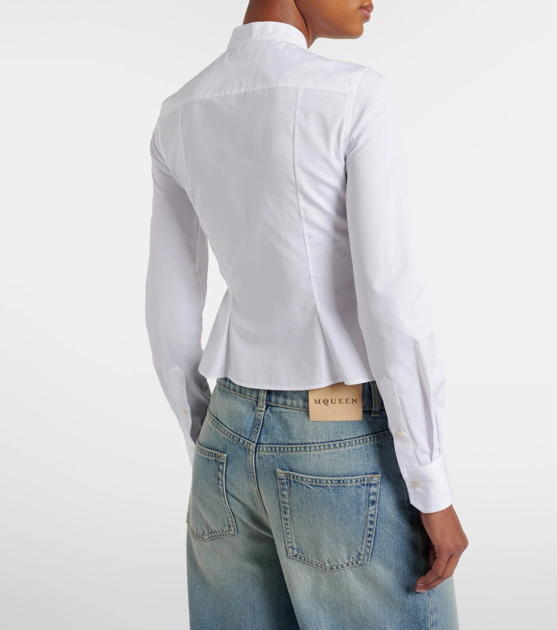 McQueen - Pamuklu poplin gömlek