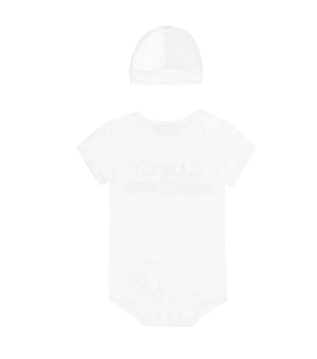 Gucci Kids - Cotton bodysuit, bib and hat set